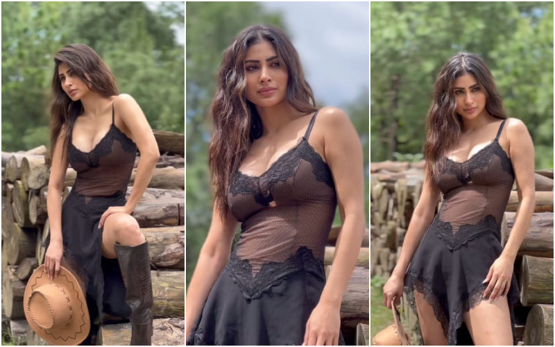 Mouni Roy Seduces Fans In A Sultry Lace Bodysuit And Internet Compares Her To Mia Khalifa-SEE PICS
