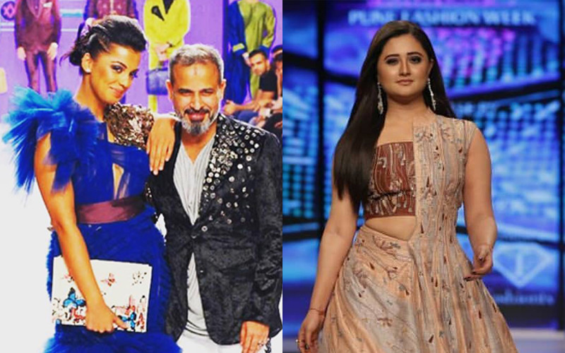 Mugda Godse And Rashmi Desai Spotted At A Fashion Show