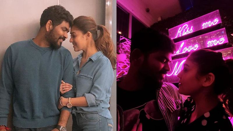 South Sensation Nayanthara And Boyfriend Vignesh Shivan Paint Miami Red With Love On Former’s Birthday – PICS