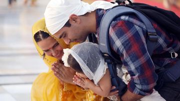 First Clear Picture Of Neha Dhupia-Angad Bedi’s Daughter Mehr Is FINALLY Out, Thanks To Grandpa Bishan Bedi