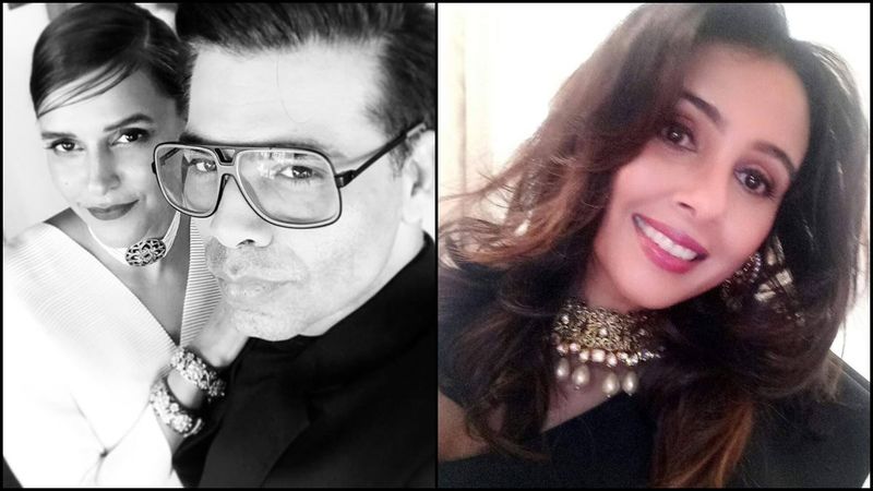 Neha Dhupia Accused Of KJo's 'Chamchagiri' By Suchitra Krishnamoorthi; Actress Hits Back, 'The Most Distasteful And Disgraceful Tweet I Have Ever Read'