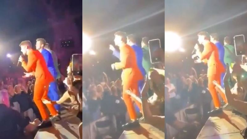 Nick Jonas Gets Annoyed AF After A Fan Tries To Grab His Butt Mid-Concert – VIDEO INSIDE