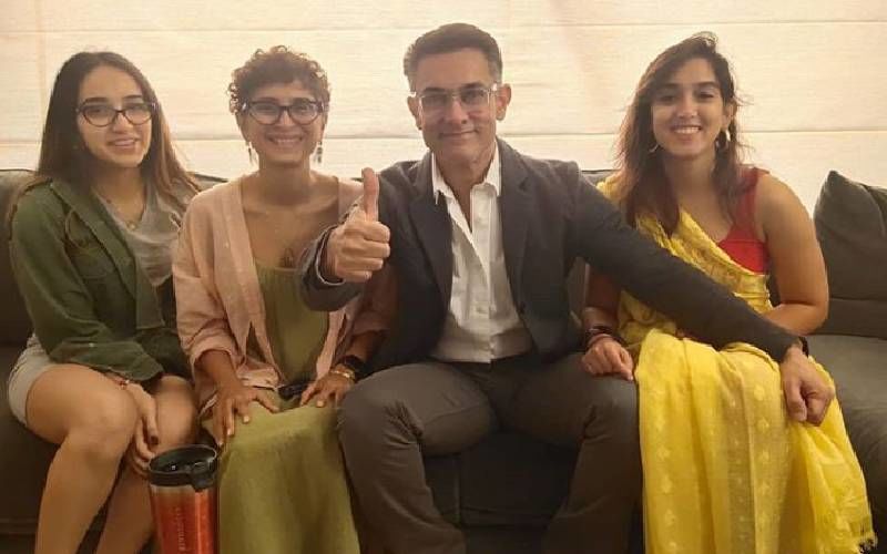 Aamir Khan Flashes Grey Hair While Quarantined; Daughter Ira Khan Shares Family Pics As They Watch Mrs Serial Killer