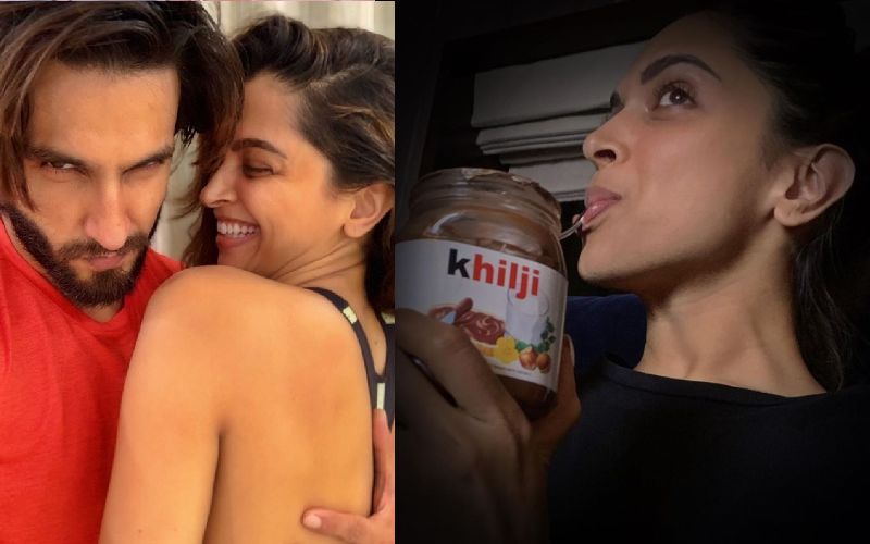 Ranveer Singh Shares Pic Of Deepika Padukone Devouring 'Khilji' Hazelnut Cocoa; Follower Asks 'Bhaiya, Saara Nutella Aapne Khareed Liya?'