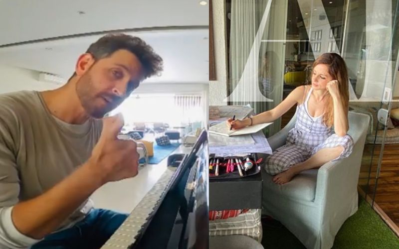 Here's What Hrithik Roshan And Sussanne Khan Are Upto While Quarantined Together