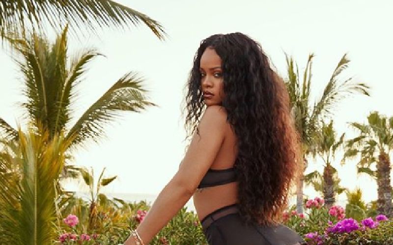 Rihanna Slips Into Sultry Sheer 'Neon Lights' Set To Introduce Her Summer Lingerie Line; It's HOT AF