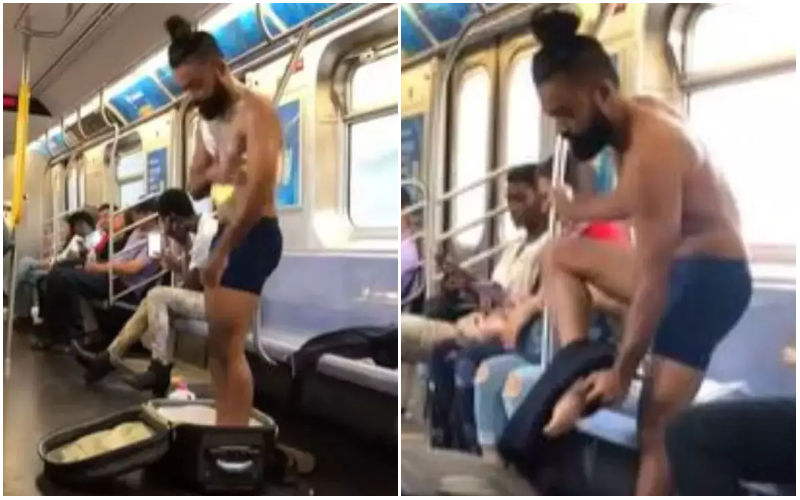 VIRAL! Man Strips And Bathes Inside New York City Subway Leaving Netizens Enraged Netizens Say ‘Please Arrest Him’