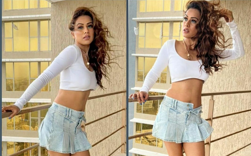 Nia Sharma Drops The Hottest Picture On Social Media, Flaunts Her Toned Body In Micro Mini Unbuttoned Skirt-PICS INSIDE