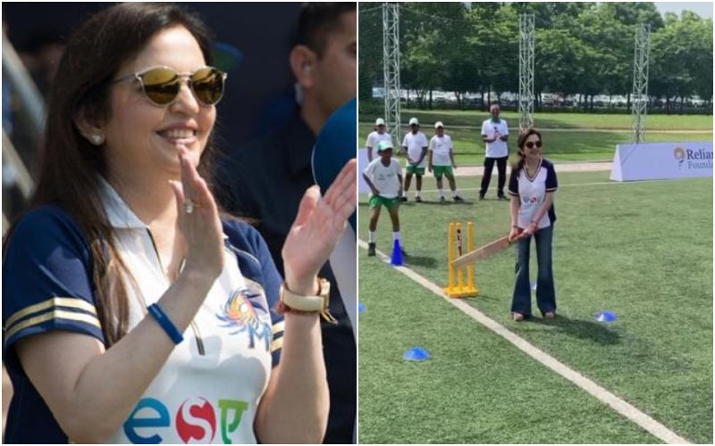 Nita Ambani Plays Cricket With Kids At Reliance Foundation! Leaves Internet In A Total Meltdown As She Dons A Western Outfit-WATCH