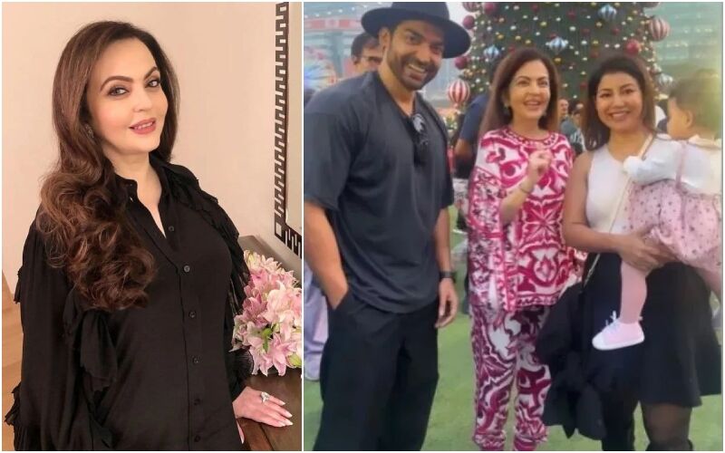 WHAT! Nita Ambani's Lavish Dolce-Gabbana Co-Ords Cost A WHOPPING Rs 1.24 Lakhs Matched With Her Valentino Sandals Worth Rs. 76K - SEE PIC