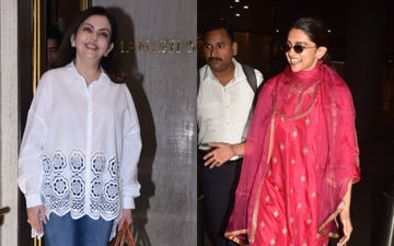 Deepika Padukone And Nita Ambani Show Concern For Paparazzi; Internet Applauds - Watch Videos