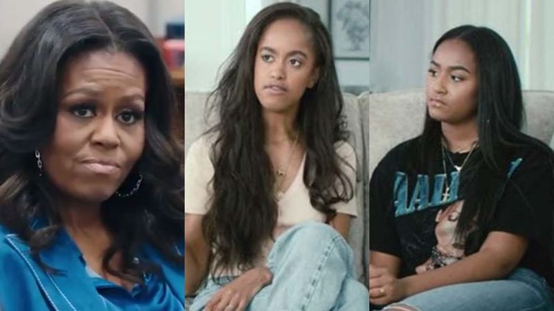 Former US President Barack Obama's Wife Michelle's School Book Pic Reminds Us Of Daughters Sasha-Malia Obama