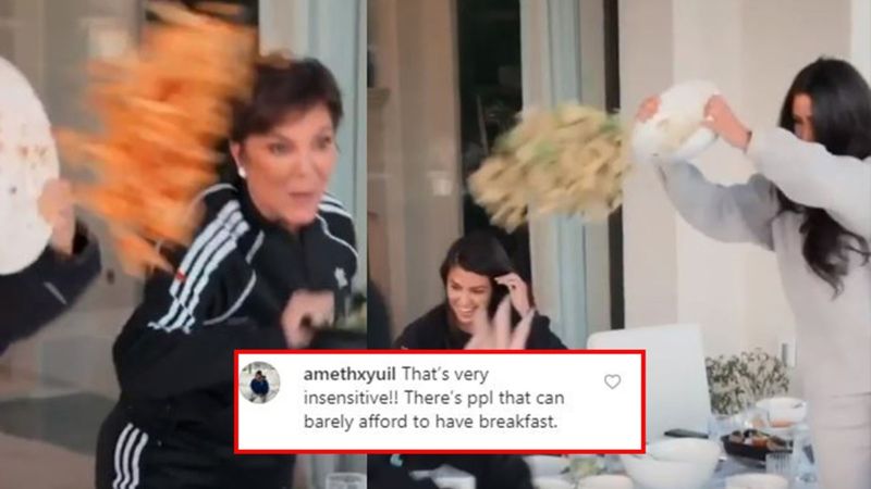 Kim Kardashian And Family Slammed For Wasting And Throwing Food In The Name Of Fun; Netizens Call Them Shameless, Disgraceful – VIDEO