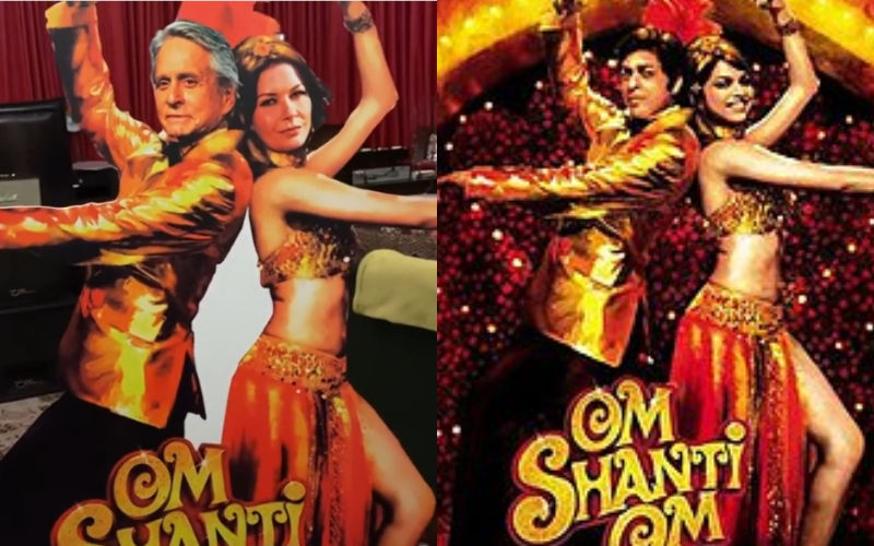 Om Shanti Om 2 Poster Reveal: Catherine Zeta Jones - Michael Douglas As Deepika Padukone - SRK Are Too Good