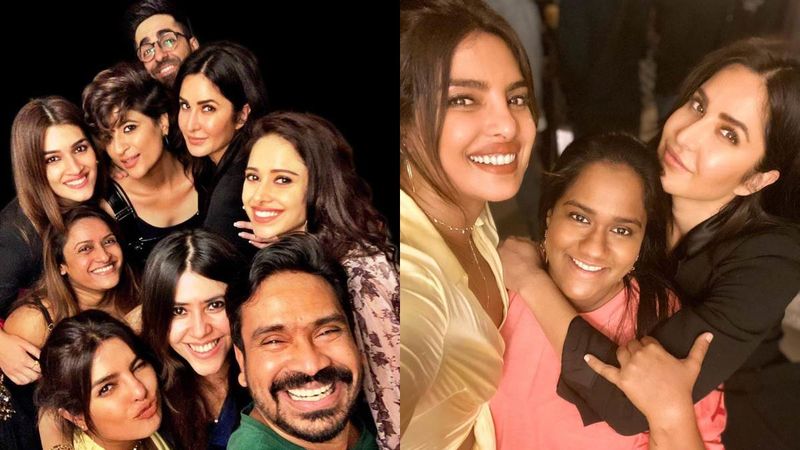 INSIDE PICS- Priyanka Chopra Wears A 'Knotty' Naughty Top For Party Night With Katrina Kaif, Ayushmann Khurrana, Kriti Sanon