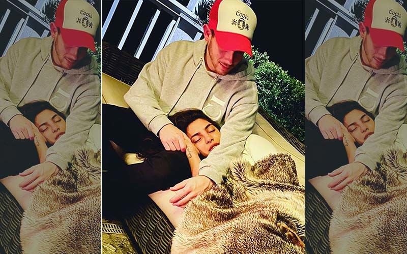 Nick Jonas Holds Priyanka Chopra Close And Gazes Lovingly As She Sleeps With Her Head On His Lap During Self-Isolation