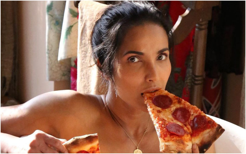 Padma Lakshmi Goes Totally NAKED On Valentine’s Day 2023; Seduces Fans By Her Sultriness As She Conveniently Hides Her NIPS With Pepperoni!