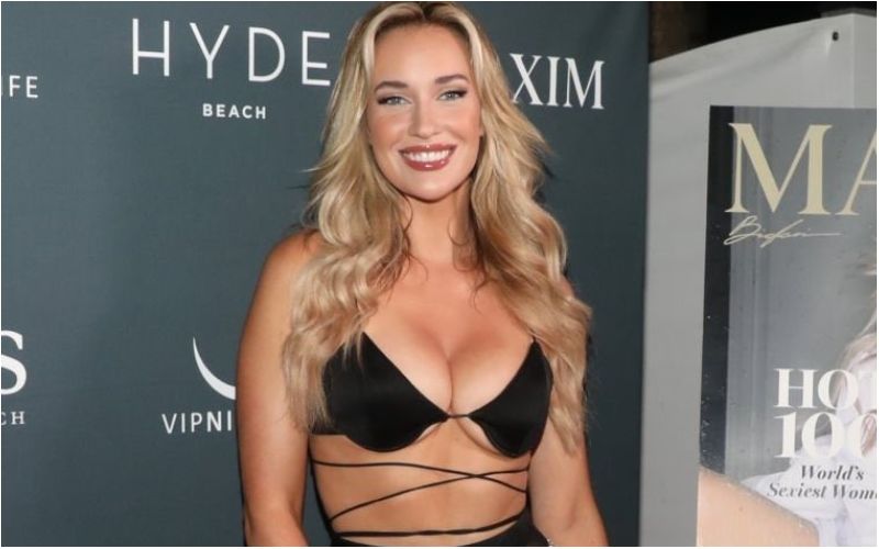 Paige Spiranac-‘World’s Sexiest Woman’ Looks An Absolute ‘Bombshell’ As She Shows Off Her Assets In A Bold-Cleavage Revealing Outfit-SEE PIC!