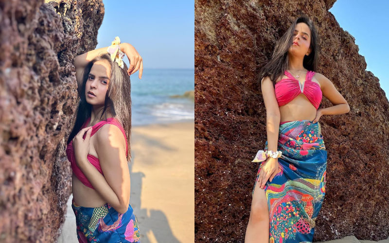 TMKOC’s Sonu Aka Palak Sindhwani Looks Sexy In Bikini Top With High Slit Sarong; Fans Call Her Super-Hot-See PICS