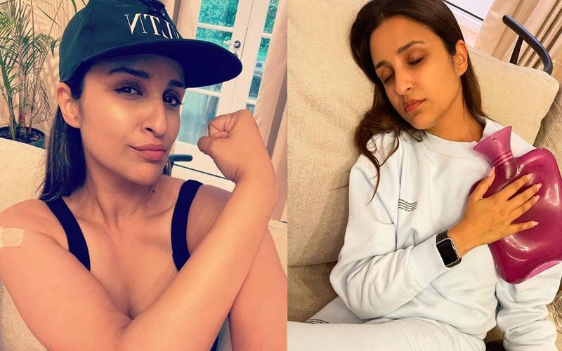 Parineeti Chopra Gets Her First Jab Of COVID-19 In London And Gives A Glimpse Of The 'Reality' Post Vaccination -Check Out Her Relatable Pics Clicked By Priyanka Chopra