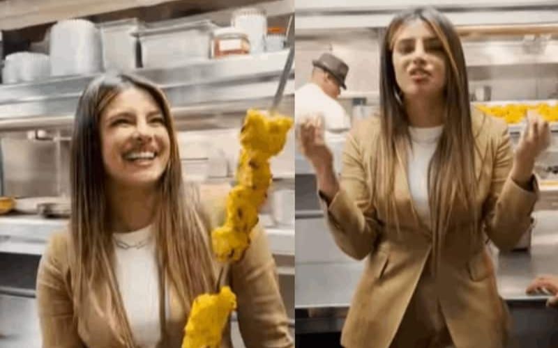 Priyanka Chopra Turns CHEF As She Steps Into Her Restaurant's Kitchen; Makes Avocado Bhel, And Gorges Burrata Butter Chicken Pizza And More-WATCH!