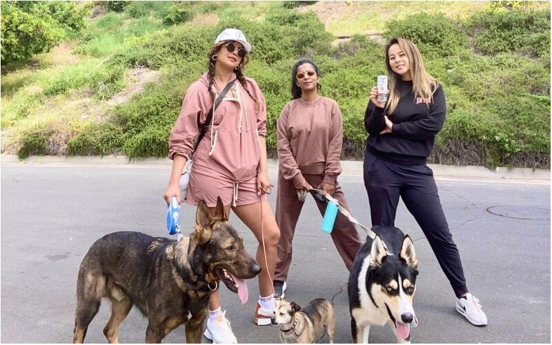 Priyanka Chopra’s Cheery ‘Soul Sunday’ Is All About Girl Gang, Doggos And Super-hot co-ord Shorts, SEE INSIDE PICS!