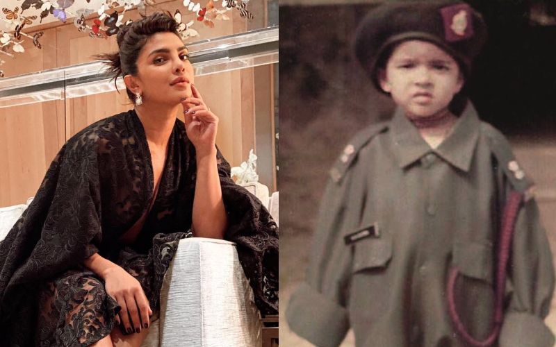 Priyanka Chopra Shares A Precious Childhood Picture Of Her Dressed Up In Her Father's Army Uniform; Says, 'Wanted To Grow Up And Be Exactly Like Him'