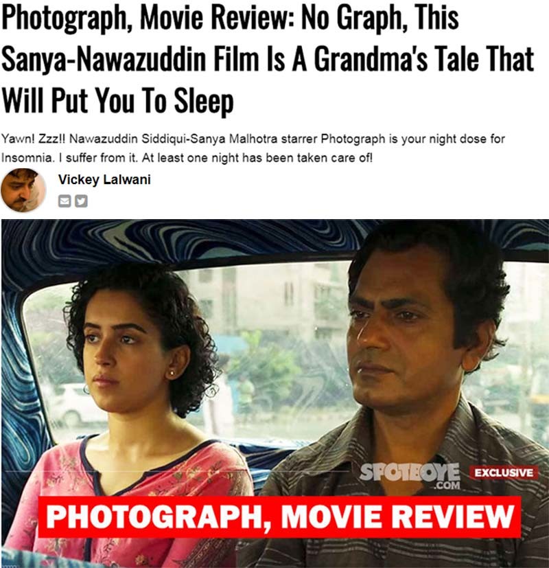 Photograph Movie Review