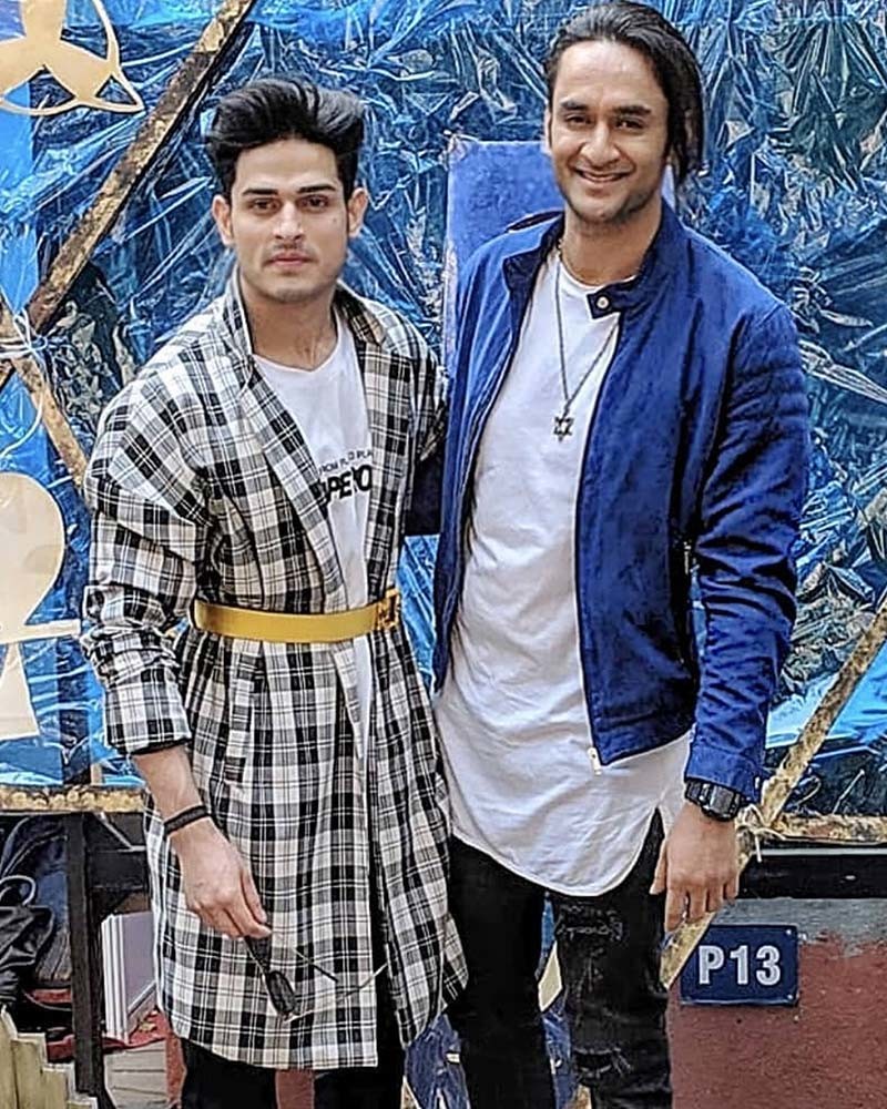 Priyank Sharma With Vikas Gupta