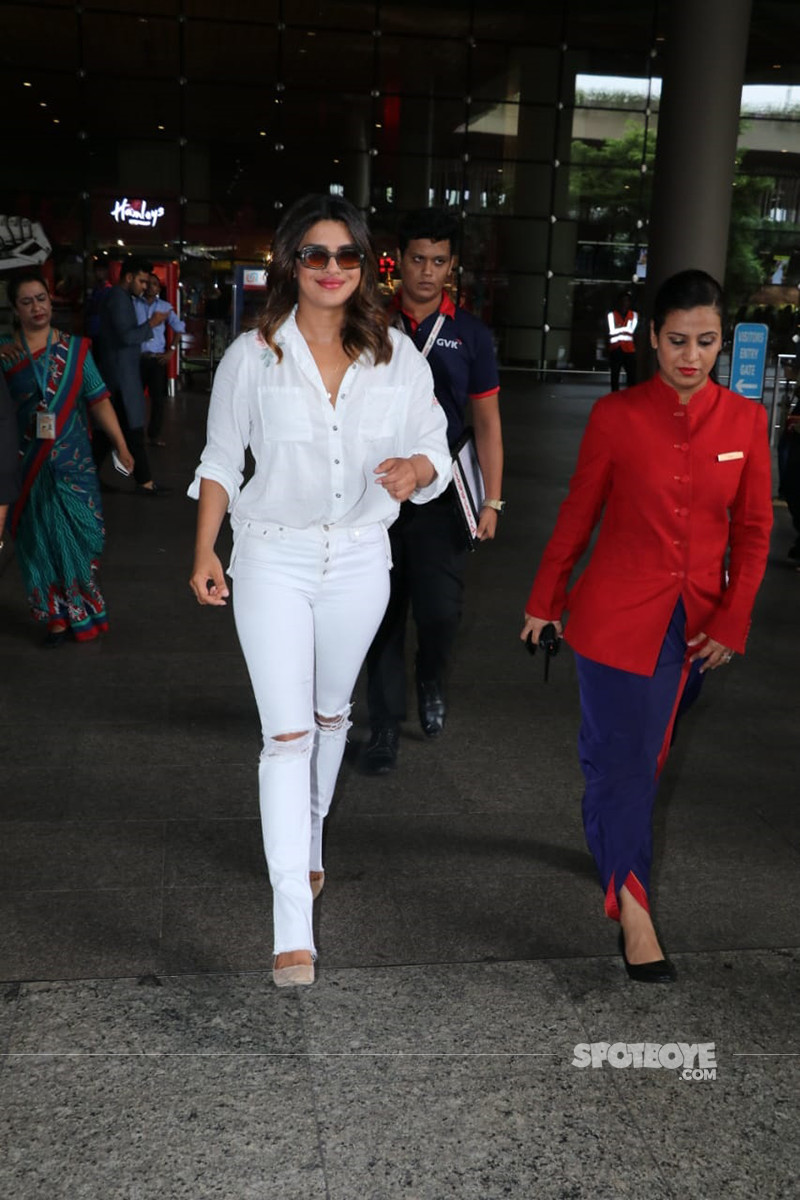 Priyanka Chopra At Mumbai Airport