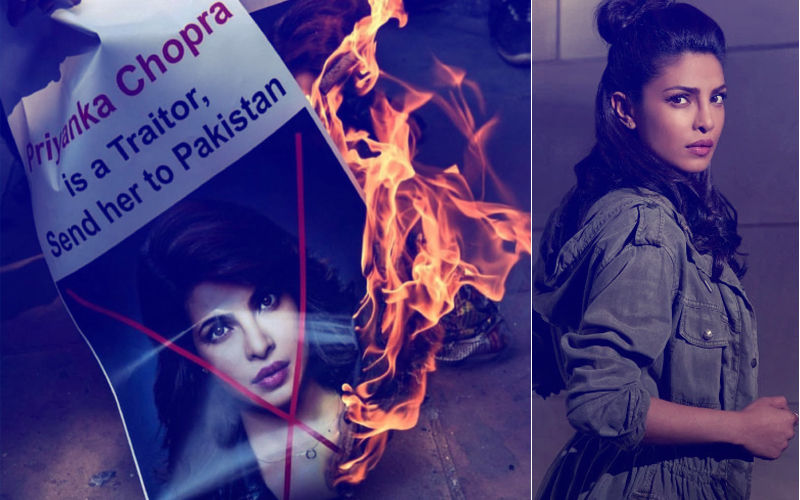 Despite Apology, Priyanka Chopra’s Quantico Posters Torched In Delhi