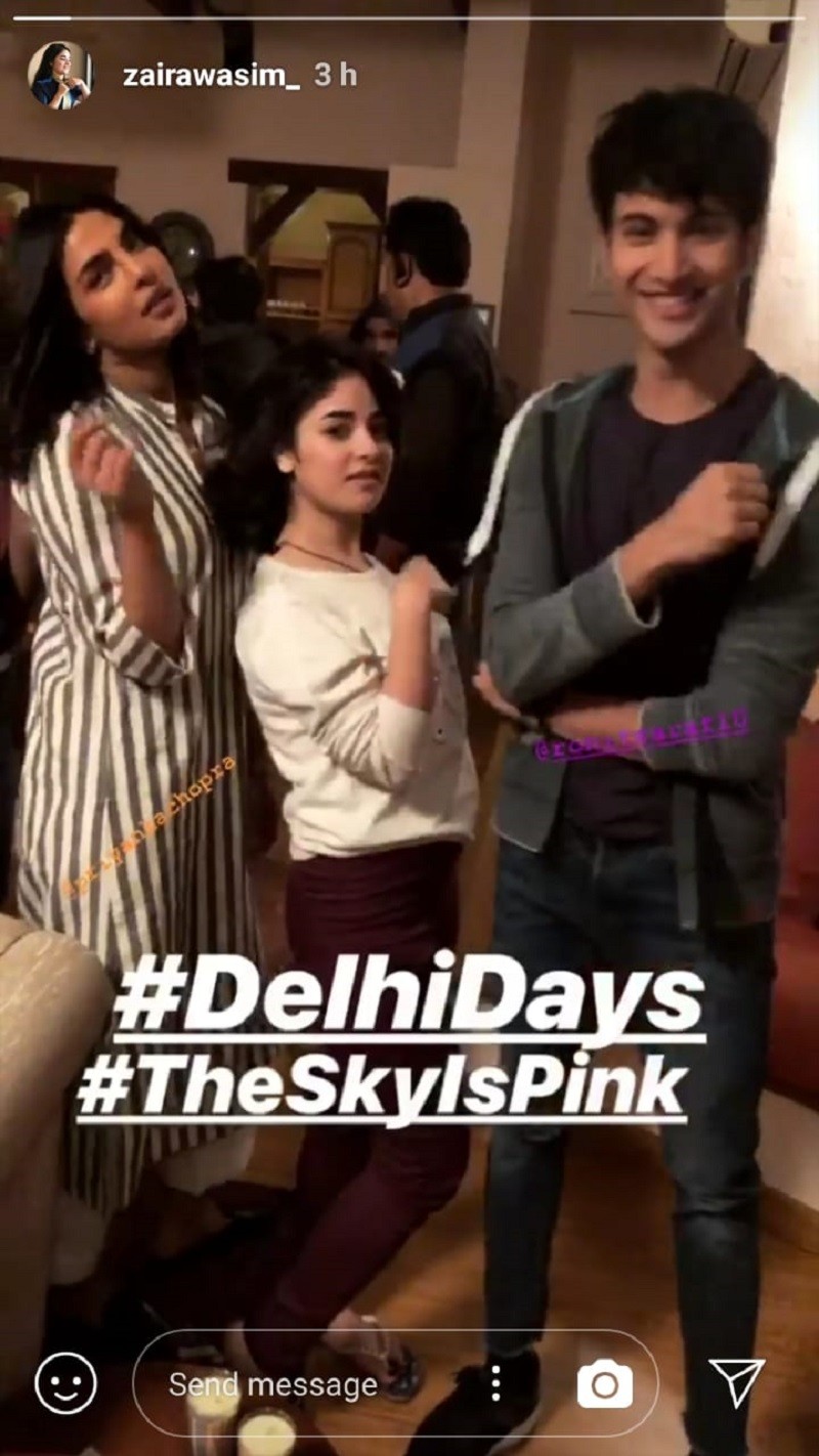 Priyanka Chopra Zaira Wasim And Rohit Saraf