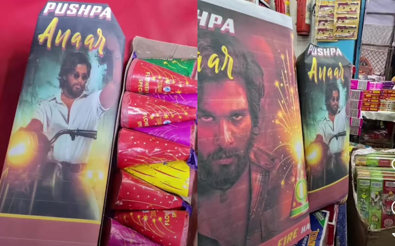 Pushpa Fever Takes Over Diwali: Firecrackers Are Named After Allu Arjun Starrer ‘Pushpa Anaar’ - Watch Video