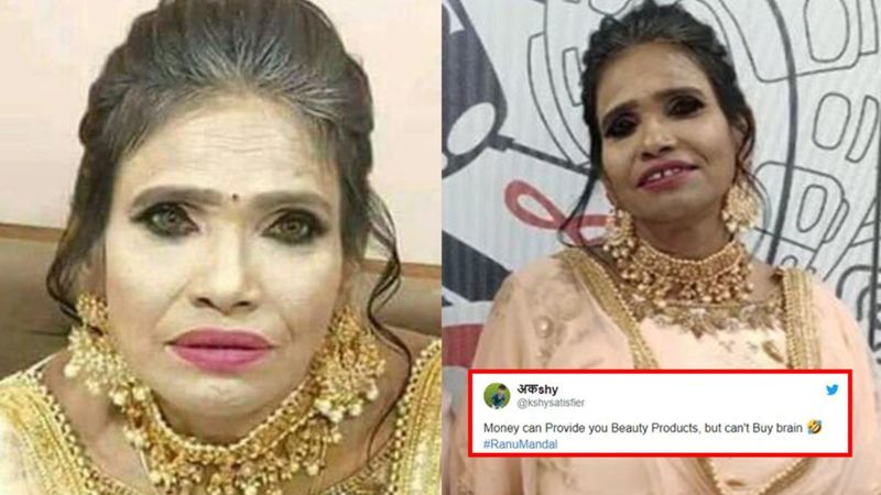 Internet Sensation Ranu Mondal Gets Trolled Once Again; This Time For Sporting A Heavy, OTT Makeup – PHOTOS