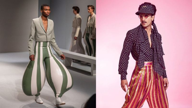 Indian Student Introduces Crazy, Balloon-Sized Pants On The Runway; Umm, Ranveer Singh, Are You Reading This?