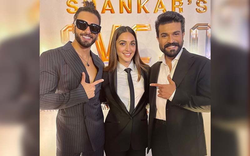 RC 15: Ram Charan, Ranveer Singh, And Kiara Advani Look Dapper In A Suit For The Mega Launch Of Shankar's Film - Watch Video