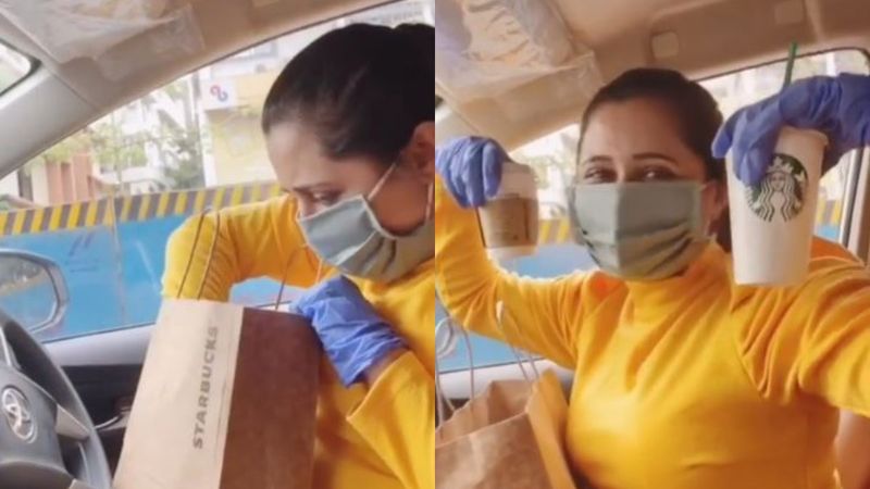 Rashami Desai Finally Gets To Have Her Fave Starbucks Coffee Amid The Lockdown But With ‘Utmost Care’ – VIDEO