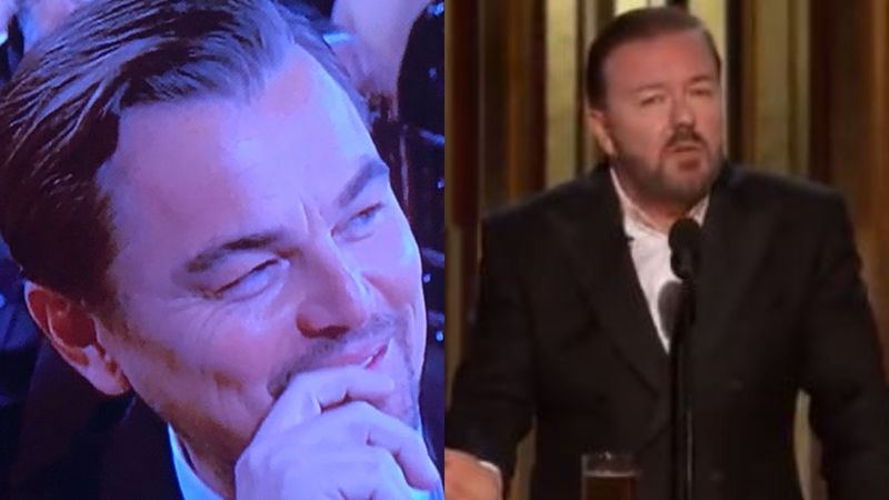 Golden Globes 2020: Host Ricky Gervais Pokes Fun At Leonardo DiCaprio, Martin Scorsese, Felicity Huffman With His 'Offensive' Monologues