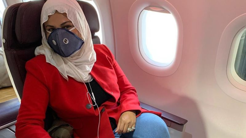What Panic? Rakhi Sawant Does A ‘Namaste’ To Coronavirus With A Big Mask-On As She Boards A Flight – PICS