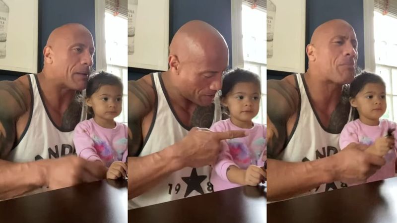 Dwayne Johnson's Daughter Refuses To Believe He's 'Maui' From Moana, Or For That Matter Even 'The Rock' - Watch Hilarious VIDEO