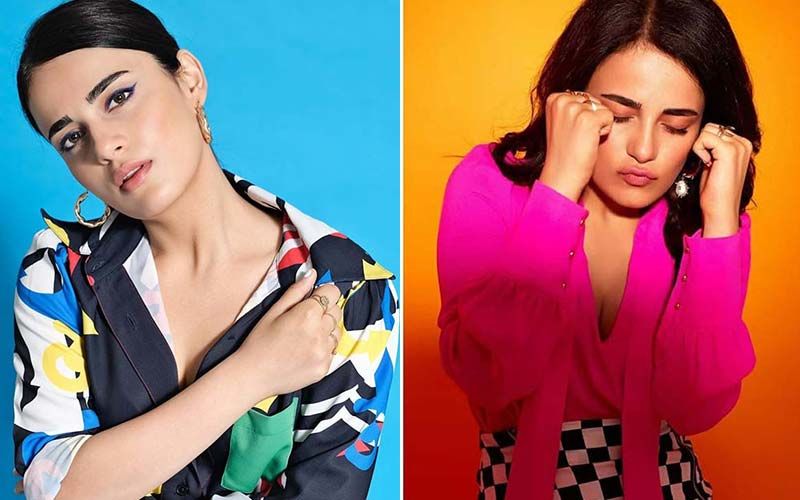 Angrezi Medium: Actress Radhika Madan Kick-Starts Promotions With A Bang; In Love With Color-Popping Outfits