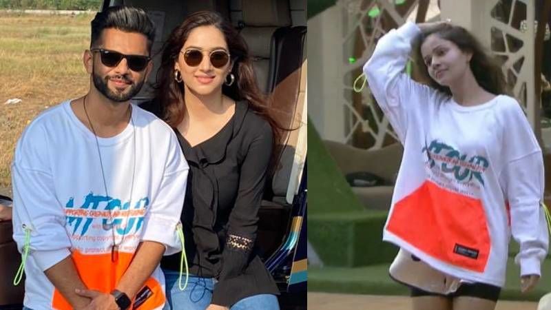 Bigg Boss 14's Rahul Vaidya Sports A Similar T-Shirt Worn By Rubina Dilaik As He Takes A Chopper Ride With GF Disha Parmar; Netizens Call Him 'Copycat'