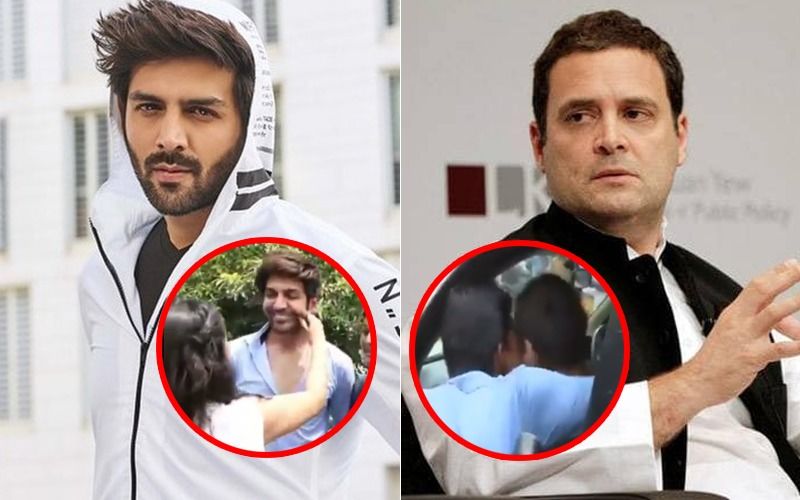 Rahul Gandhi And Kartik Aaryan’s Cheeks Are In Demand Today: Watch Video To Know The Connect