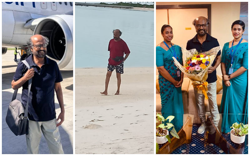 Rajinikanth Chills In Maldives After Wrapping Lal Salaam! Strolls The Beach In An Uber-Cool Outfit-SEE PIC