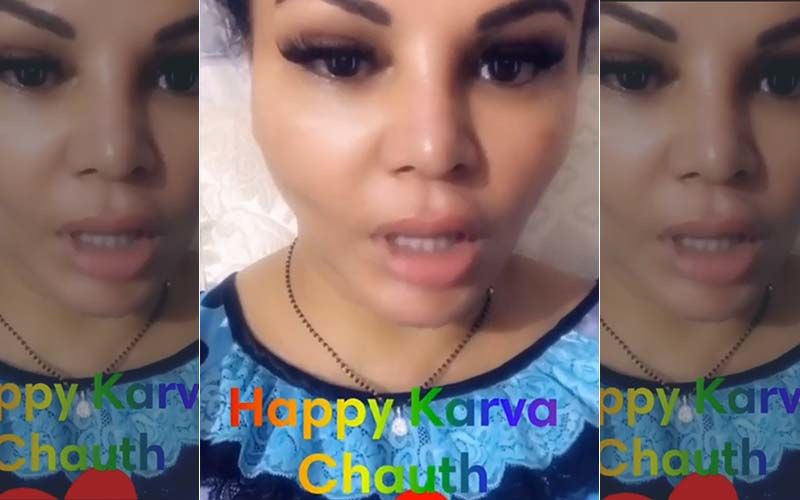 Rakhi Sawant's First Karwa Chauth And She Forgets To Eat 'Sargi'; Reveals Husband Observing Fast Too - Watch Video