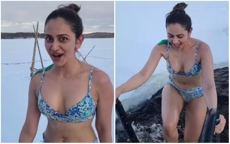 Rakul Preet Singh Stuns Internet As She Takes A Dip In Ice-Cold Water Wearing Bikini In-15 Degrees! Check Out Her Reaction Here