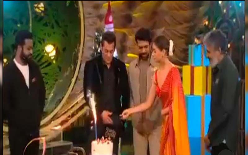 Bigg Boss 15: Salman Khan Celebrates His Birthday In Advance With RRR Team Alia Bhatt, Jr NTR, Ram Charan And SS Rajamouli; Contestants Groove To His Songs -WATCH VIDEO