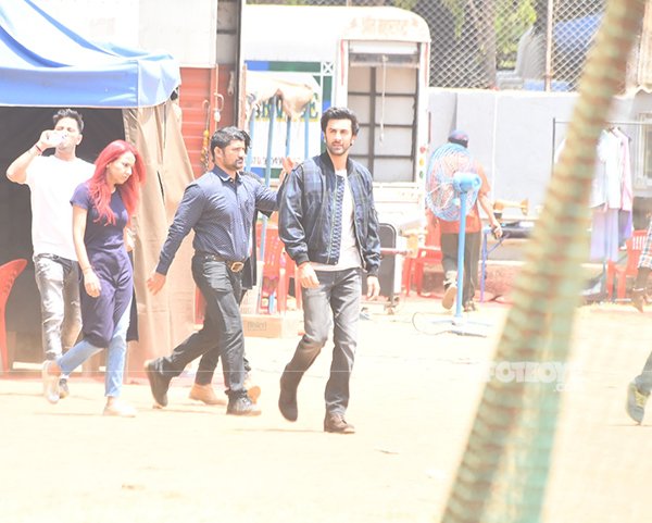 Ranbir Kapoor Shooting For An Ad