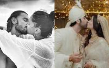 Ranveer Singh-Deepika Padukone to Alia Bhatt-Ranbir Kapoor: Take A Look At These Bollywood Couples Sharing A Passionate Kiss And Expressing Their Love-PICS INSIDE 