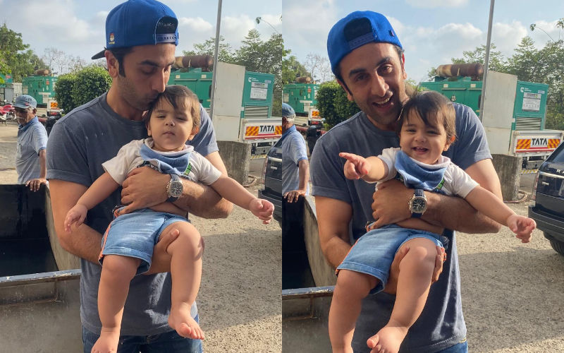 Ranbir Kapoor shares an adorable moment with his little Rockstar fan